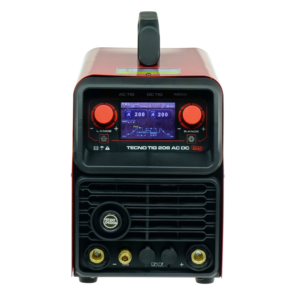 Spawarka Ideal Tecnotig 206 AC/DC Pulse LCD - zestaw - TTIG206ACLCD-G - Ideal - 6