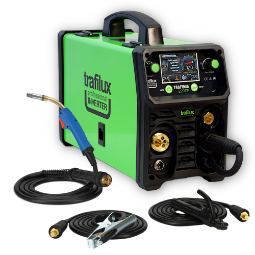 Spawarka Trafilux Trafimig 220 Dual Puls LCD - zestaw - 5904044980371-G - Trafilux - 1