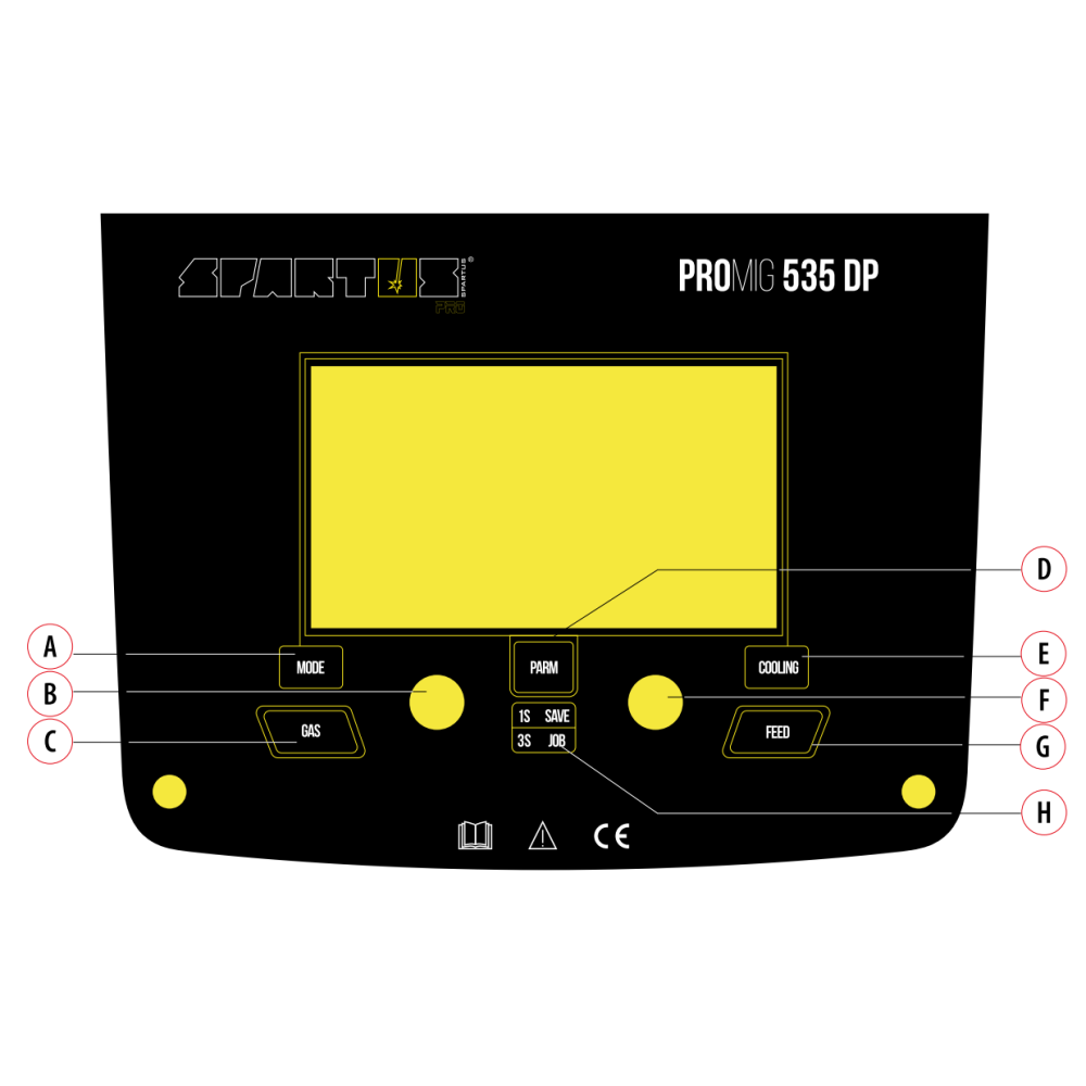 Spawarka Spartus ProMIG 535 Dual Pulse - zestaw wodny - PROMIG535DP-PAK-501-3 - Spartus - 3