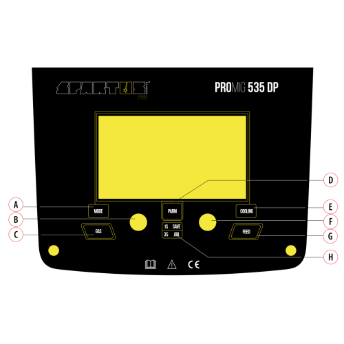 Spawarka Spartus ProMIG 535 Dual Pulse - zestaw wodny - PROMIG535DP-PAK-501-3 - Spartus - 3