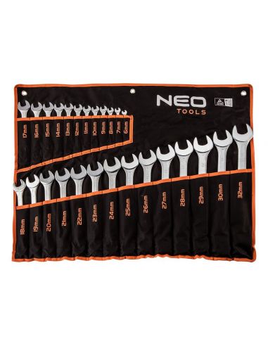 Klucze płasko-oczkowe 6-32 mm 26 el. Neo Tools - 09-754 - NEO Tools - 1