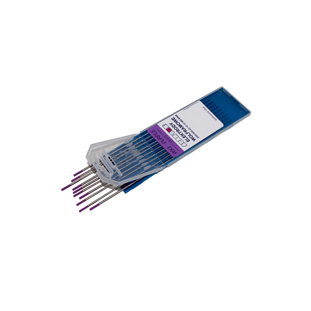 Elektrody wolframowe WX3 purpurowe 3,2 x 175 mm / opak. 10 szt. / Spartus - SP20RE32_px10 - Spartus - 1