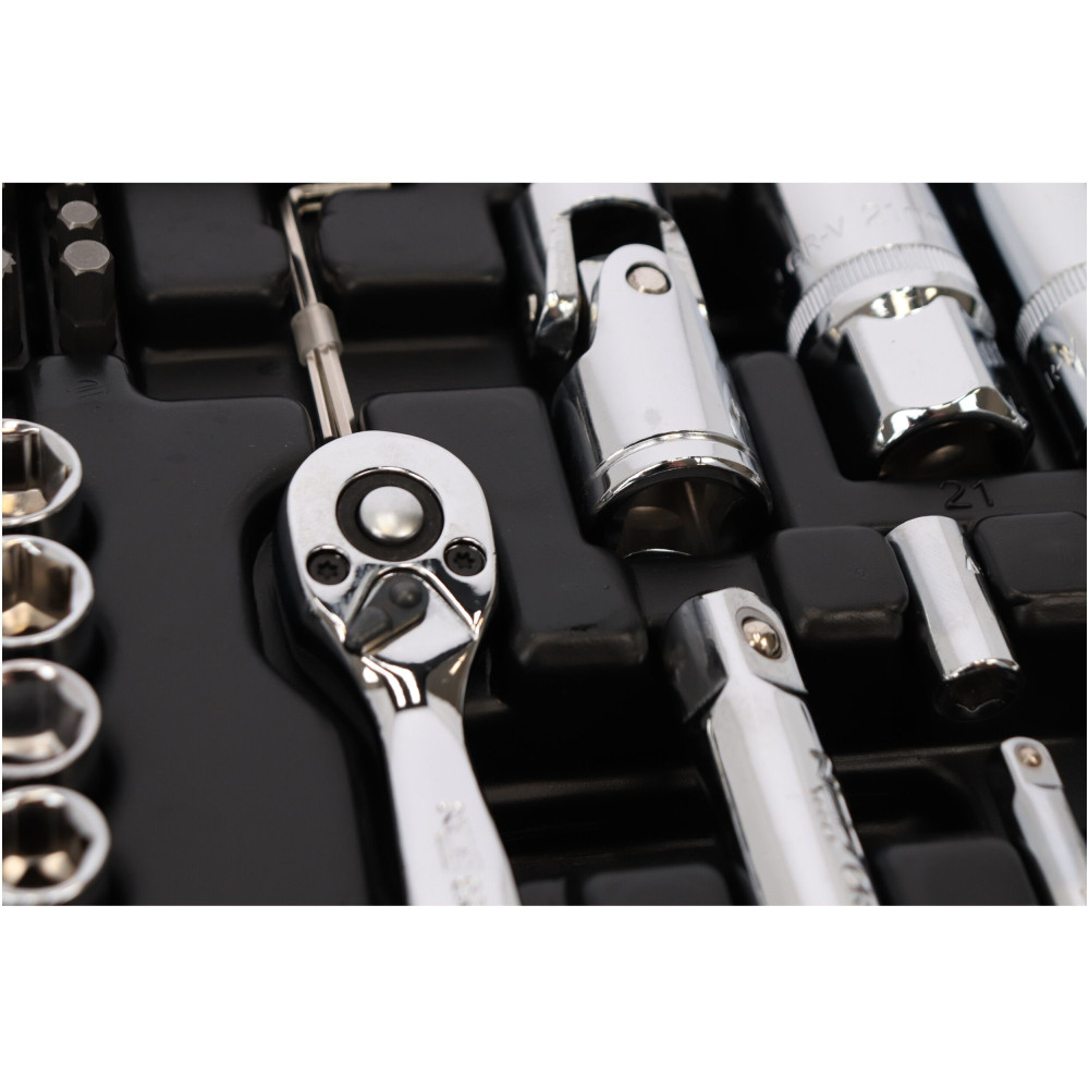Zestaw kluczy nasadowych 1/2" 1/4" 73 el. Neo Tools - 08-673 - NEO Tools - 6
