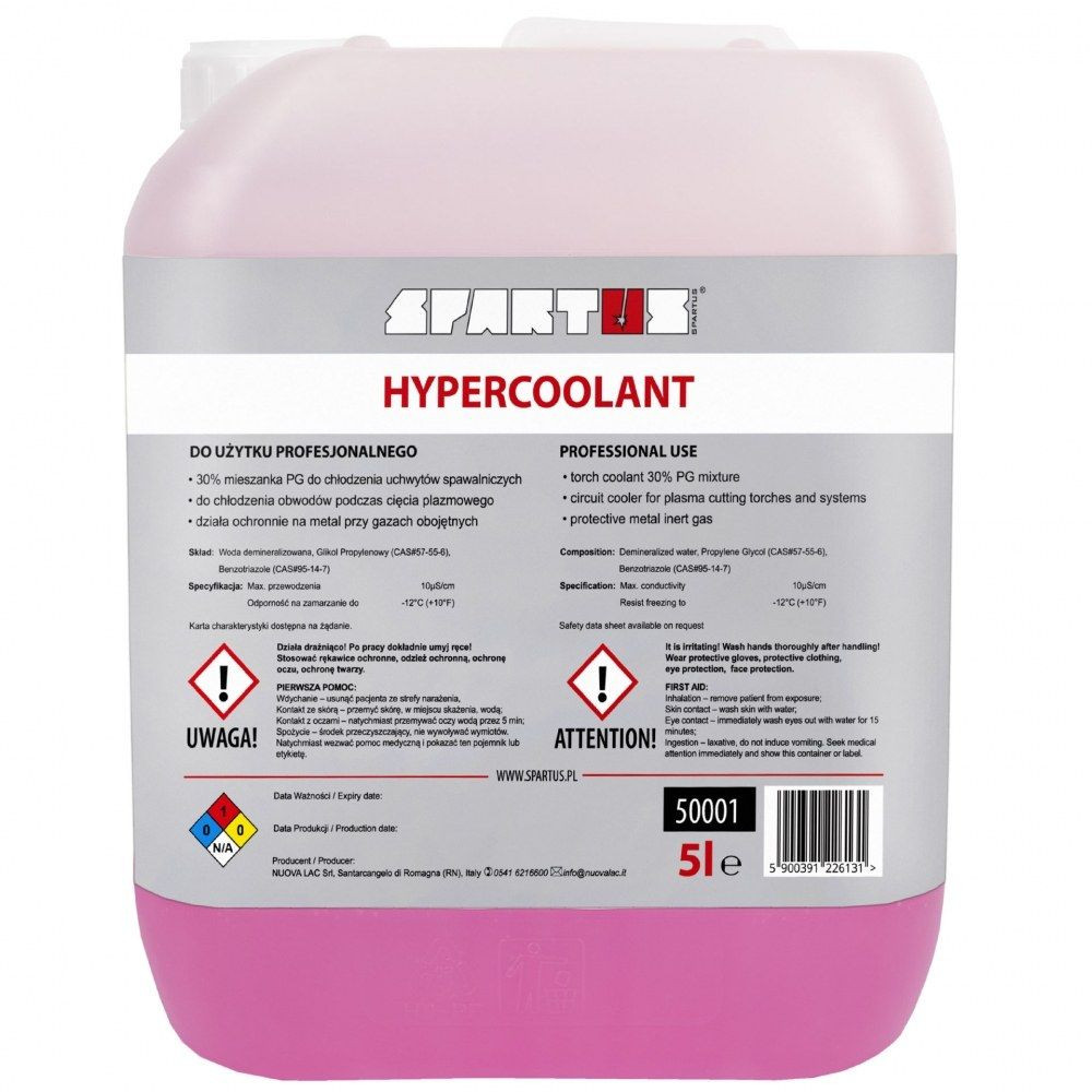 Płyn chłodniczy Spartus Hypercoolant PG 30% / 5 litrów - 50001 - Spartus - 2