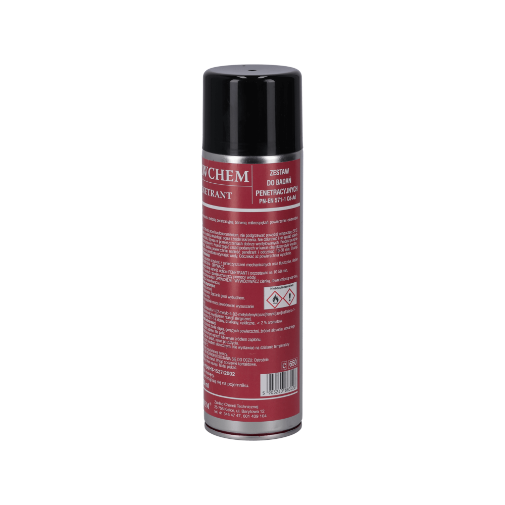 Spray do badań spoin Spawchem PENETRANT 500 ml - spawchem_pen - TOPChem - 2