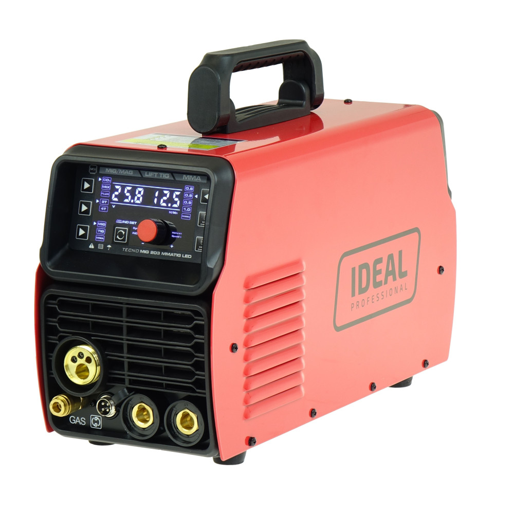 Spawarka Ideal Tecnomig 203 LED Synergic - zestaw - TMIG203LED-G - Ideal - 12