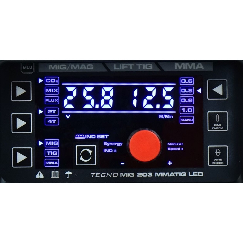 Spawarka Ideal Tecnomig 203 LED Synergic - zestaw - TMIG203LED-G - Ideal - 10
