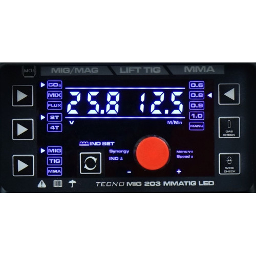 Spawarka Ideal Tecnomig 203 LED Synergic - zestaw - TMIG203LED-G - Ideal - 10