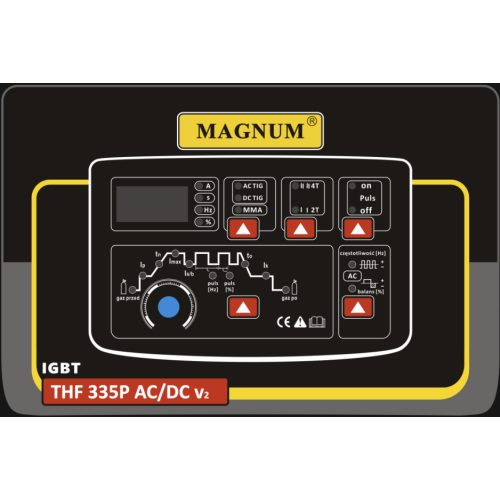Spawarka Magnum TIG THF 335 Puls AC/DC - zestaw suchy - U I THF335P V2 SUCHY-G - Magnum - 7