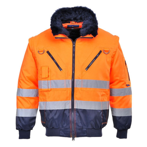 Kurtka ostrzegawcza pomarańczowa Pilot 3w1 Portwest - PJ50ONR - Portwest - 1