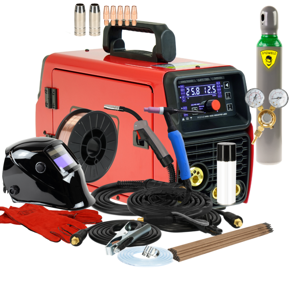 Spawarka Ideal Tecnomig 203 LED Synergic - zestaw - TMIG203LED-G - Ideal - 4