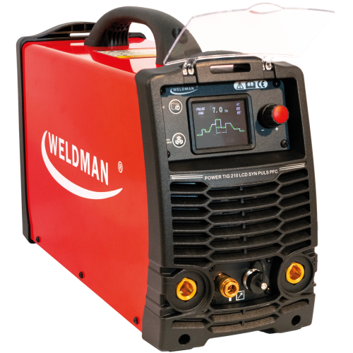 Spawarka Weldman Power TIG 210 AC/DC LCD Synergic Puls PFC - zestaw - 104 413-G - Weldman - 5