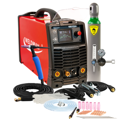 Spawarka Weldman Power TIG 210 AC/DC LCD Synergic Puls PFC - zestaw - 104 413-G - Weldman - 3