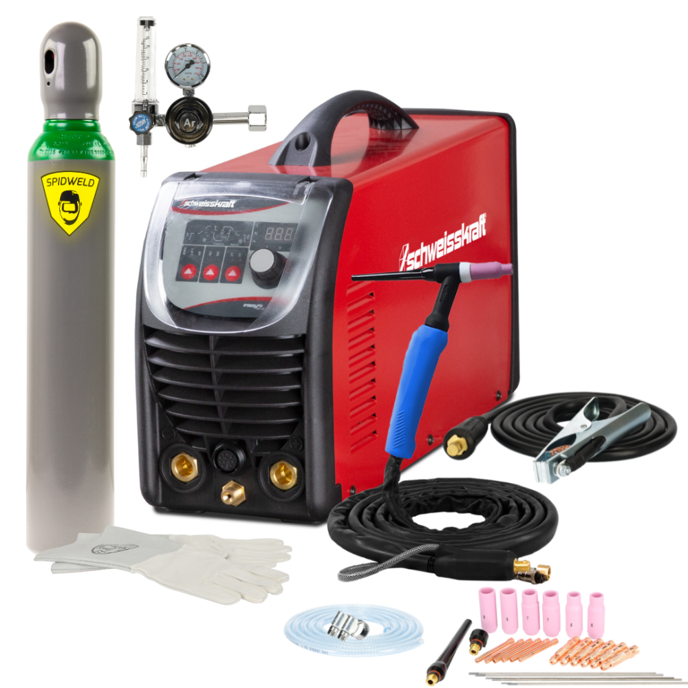 Spawarka Schweisskraft Easy-TIG 201 AC/DC Pulse - zestaw - 1074021-G - Schweisskraft - 3