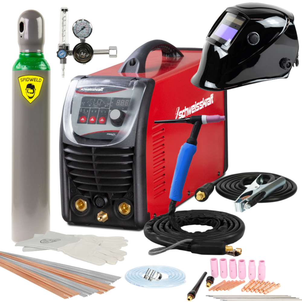 Spawarka Schweisskraft Easy-TIG 201 AC/DC Pulse - zestaw - 1074021-G - Schweisskraft - 1