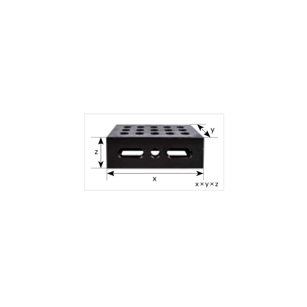 Blok mocujący U 500x200x200 do stołów spawalniczych / Spartus - SP010-20-050 - Spartus - 3