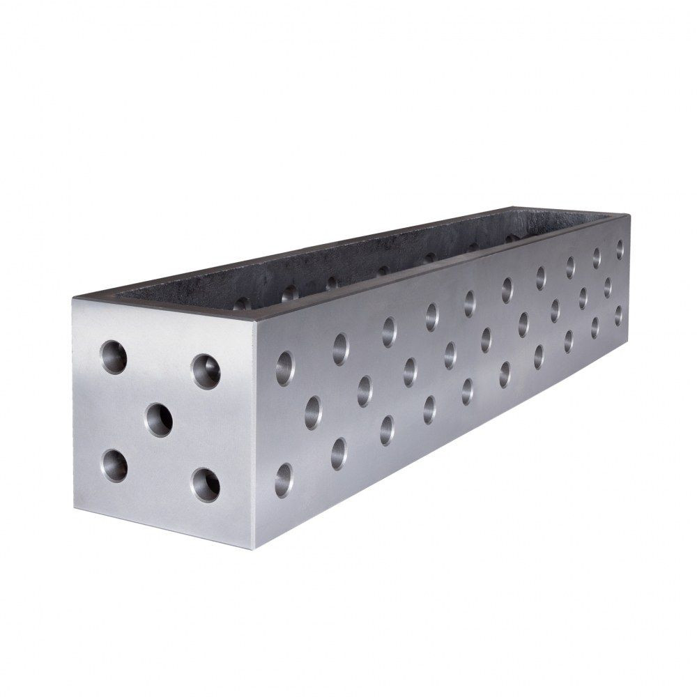 Blok mocujący U 1000x200x200 do stołów spawalniczych / Spartus - SP010-20-100 - Spartus - 2