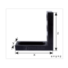 Kątownik blokujący (otwór/slot) 175x50x75 do stołów spawalniczych / Spartus - SP010-30-005 - Spartus - 4