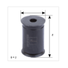 Trzpień szybkomocujący z łbem stożkowym Ø28x75 do stołów spawalniczych / Spartus - SP010-60-004 - Spartus - 3