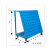 Wózek narzędziowy 1000x600x1065 niebieski / Spartus - SP010-80-001 - Spartus - 4