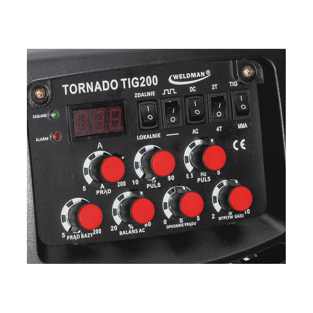 Spawarka Weldman Tornado TIG 200 AC/DC - zestaw - 103 036-G - Weldman - 6