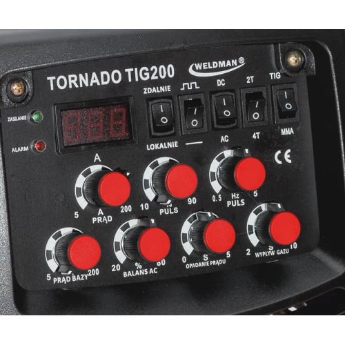 Spawarka Weldman Tornado TIG 200 AC/DC - zestaw - 103 036-G - Weldman - 6