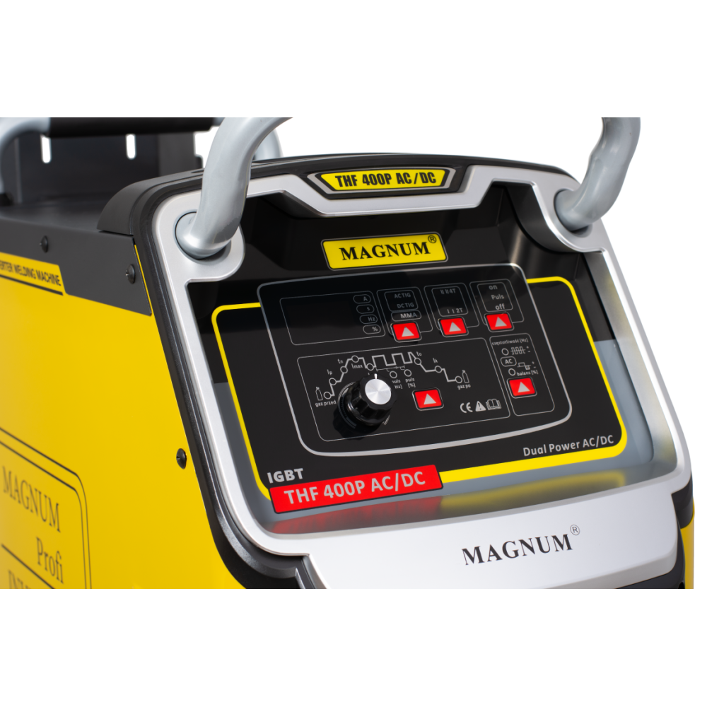 Spawarka Magnum TIG THF 400 Puls AC/DC Dual Power - zestaw wodny - U I THF400P W8 V2-G - Magnum - 19