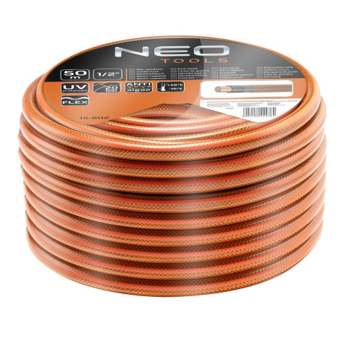 Wąż ogrodowy 4-warstwowy 1/2" 50 m Economic Neo Tools - 15-802 - NEO Tools - 1