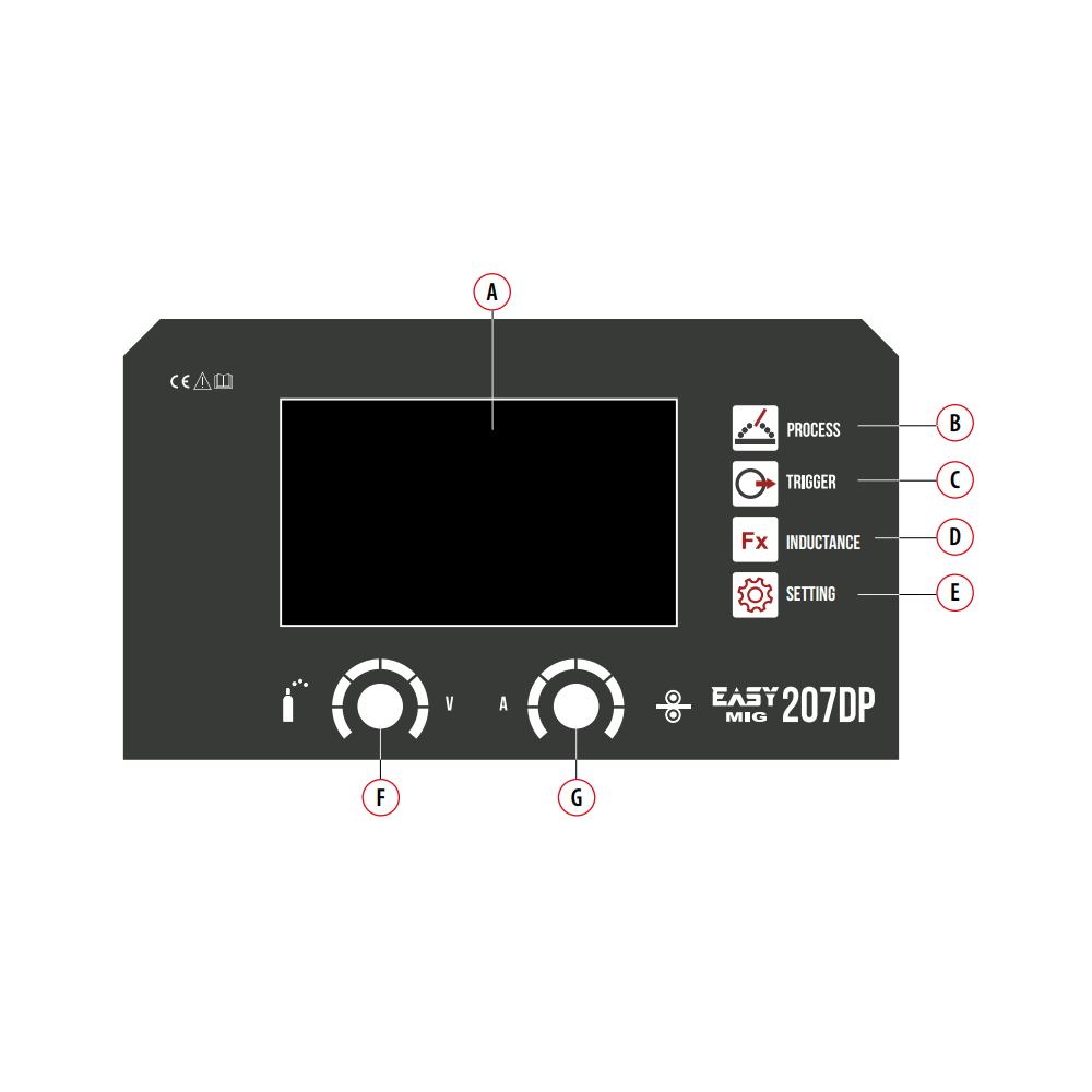 Spawarka Spartus EasyMIG 207 Dual Pulse - zestaw - EASYMIG207DP-PAK-24-3-G - Spartus - 10