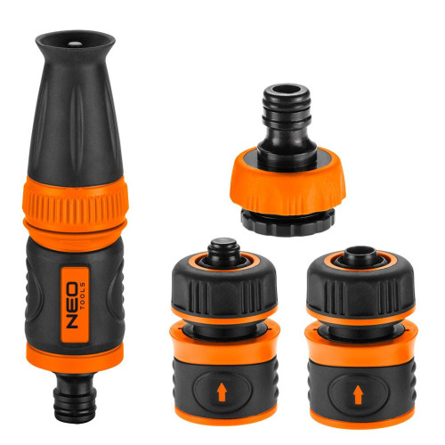 Zraszacz ogrodowy 1/2" + złączki + przyłącze Neo Tools - zestaw - 15-710 - NEO Tools - 1