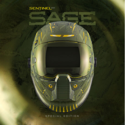 Przyłbica spawalnicza samościemniająca ESAB Sentinel A60 Sage - 0700600891 - ESAB - 3