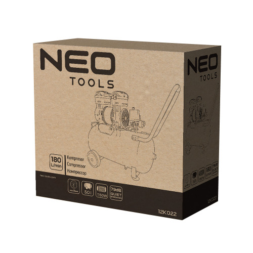 Kompresor bezolejowy 50 litrów Neo Tools 12K022 - 12K022 - NEO Tools - 10