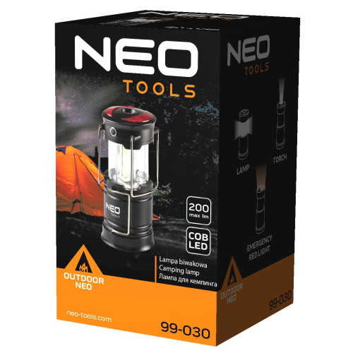 Lampa latarka biwakowa LED 3w1 na baterie Neo Tools - 99-030 - NEO Tools - 5