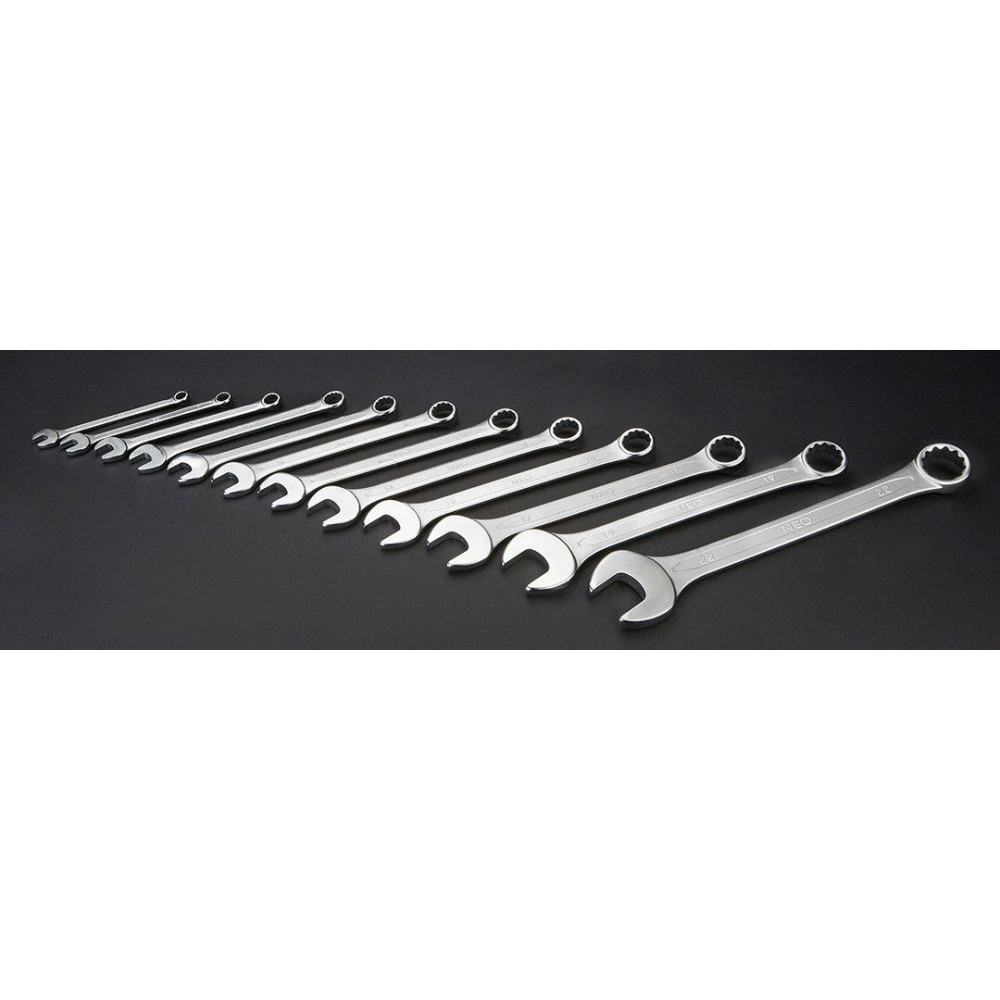 Klucze płasko-oczkowe Neo Tools 6-22 mm 12 el. CrV - 09-752 - NEO Tools - 4