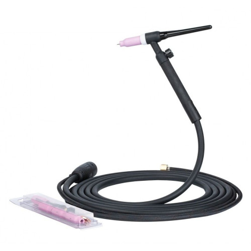 Uchwyt spawalniczy Spartus Easy TIG 17V z zaworkiem / 4 m (wtyk SK35) - SPE17V-4-H100-D-SK35 - Spartus - 1
