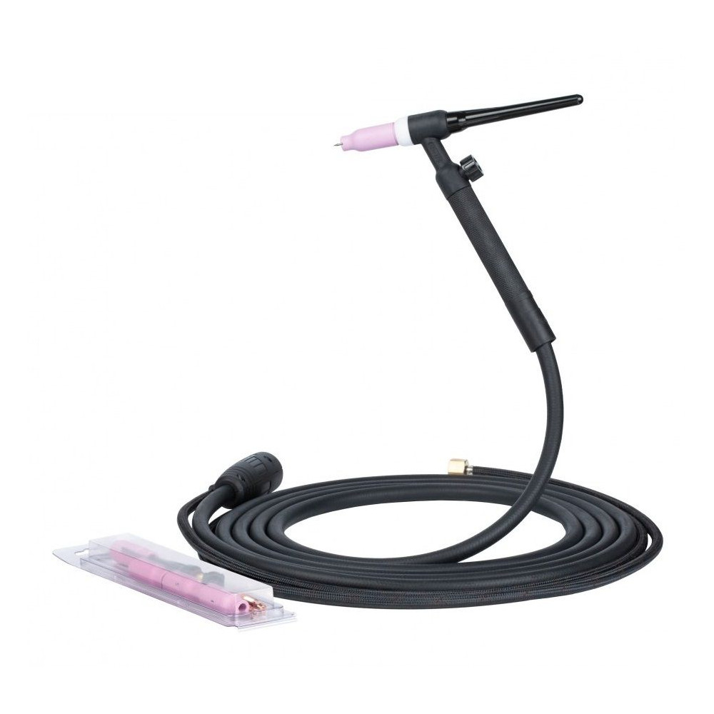 Uchwyt spawalniczy Spartus Easy TIG 17V z zaworkiem / 4 m (wtyk SK35) - SPE17V-4-H100-D-SK35 - Spartus - 1