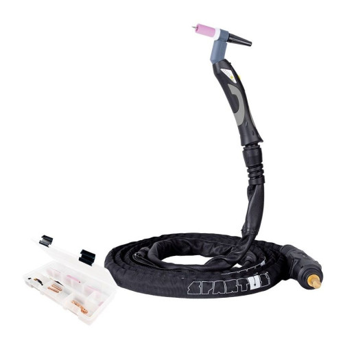 Uchwyt spawalniczy obrotowy Spartus ProFlex TIG 150R (SP9-90°R) / 4 m (wtyk SK35) - SPP150RA-4-mSRP1B-U-1BEZ - Spartus - 1
