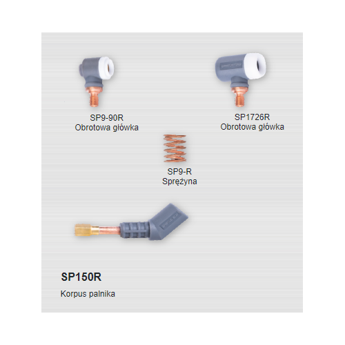 Sprężyna dystansowa TIG Spartus do palników SP150R/250R - SP-R - Spartus - 1 2