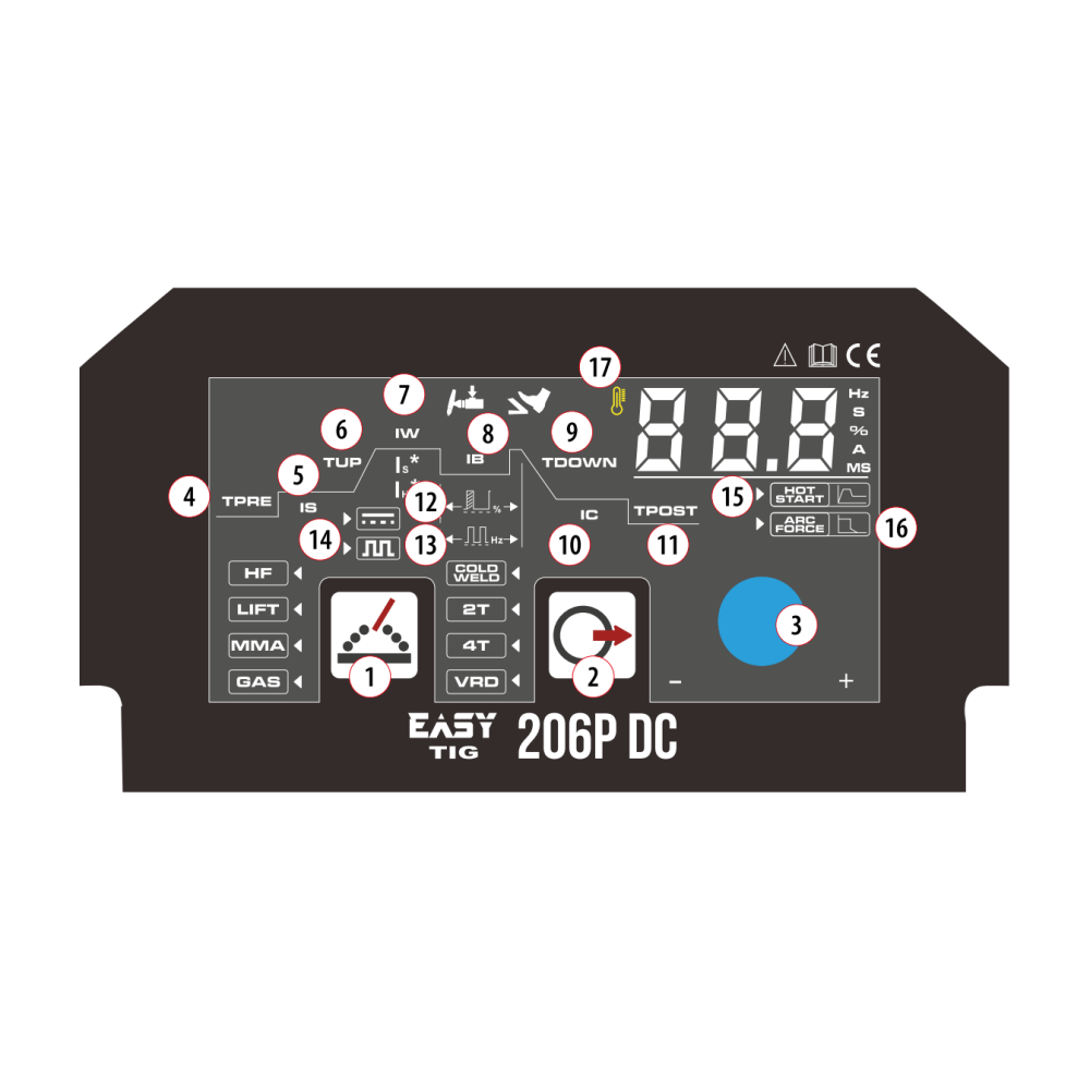 Spawarka Spartus EasyTIG 206P DC - zestaw - EASYTIG206PDC-PAK-17-G - Spartus - 7