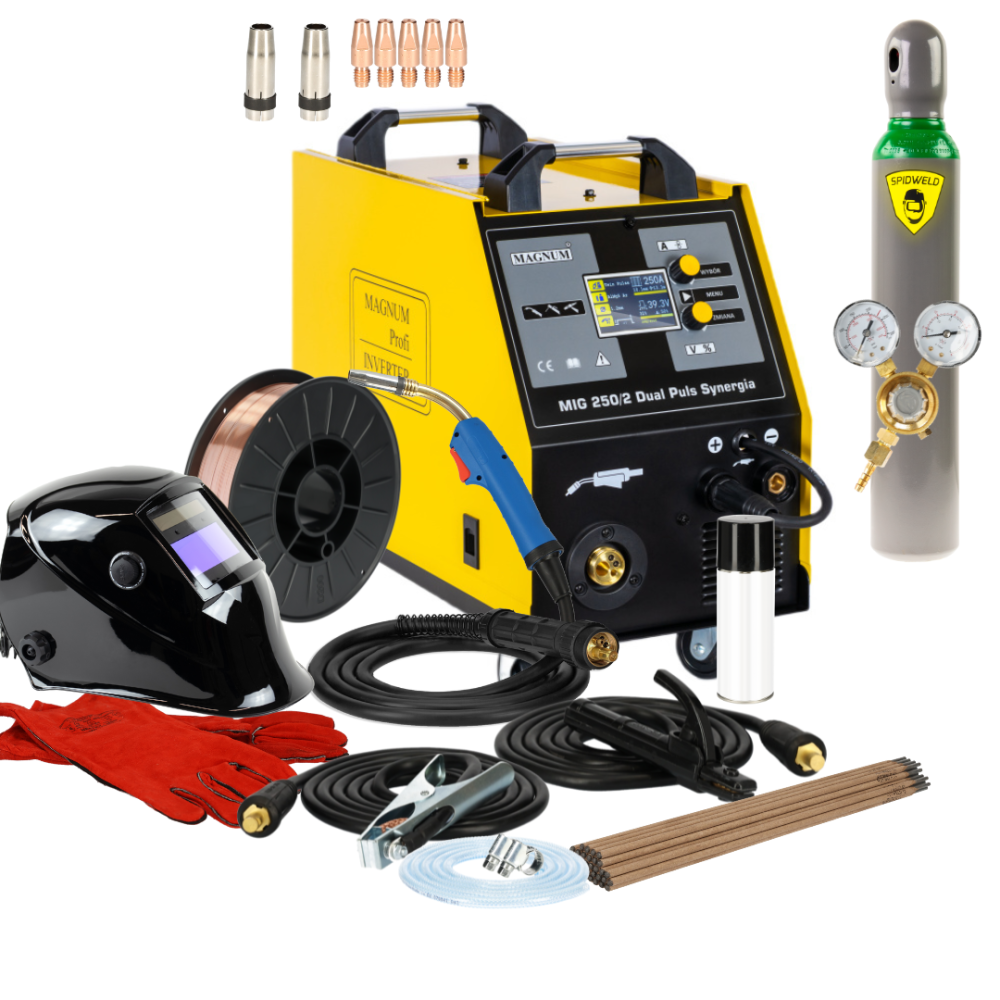 Spawarka Magnum MIG 250/2 Dual Puls Synergia - zestaw - U MI 250/2 AUTO DPS-G - Magnum - 4