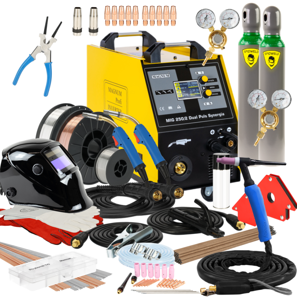 Spawarka Magnum MIG 250/2 Dual Puls Synergia - zestaw - U MI 250/2 AUTO DPS-G - Magnum - 1