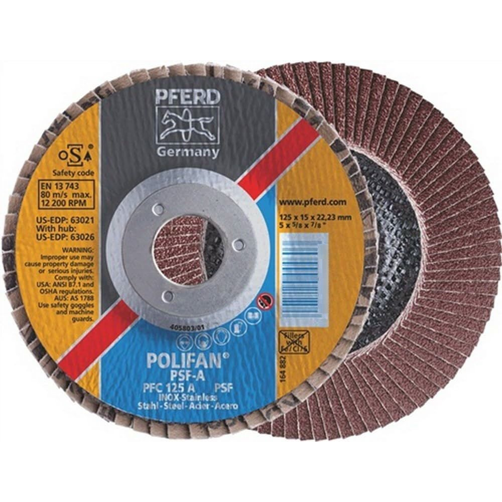 Tarcza listkowa lamelka PFERD PSF-A PFC 125 mm P120 - 67749125 - PFERD - 1