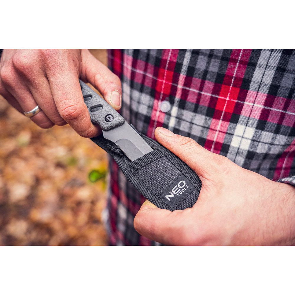 Nóż bushcraftowy full-tang 16,5 cm z pokrowcem Neo Tools - 63-106 - NEO Tools - 7