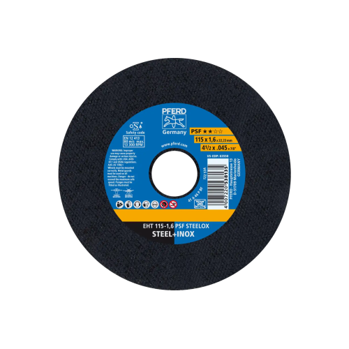 Tarcza do cięcia PFERD PSF Steelox EHT 115 x 1,6 x 22 - 61730121 - PFERD - 1