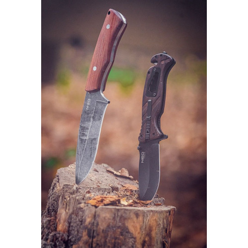 Nóż survivalowy full-tang 23 cm z pokrowcem Neo Tools - 63-111 - NEO Tools - 6