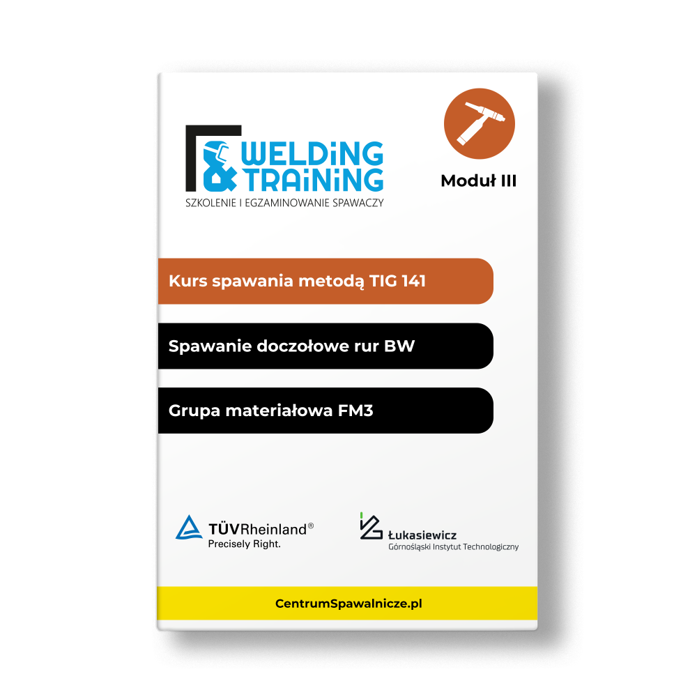 Kurs spawalniczy TIG 141 / spawanie doczołowe rur (BW) / FM3 / Welding & Training - TIG-141-BW_R-FM3 - Welding Training - 1