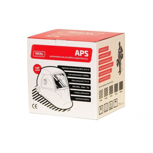 Przyłbica spawalnicza samościemniająca Ideal APS-P31-MAXI X2 - APS-P31M-X2-G - Ideal - 34