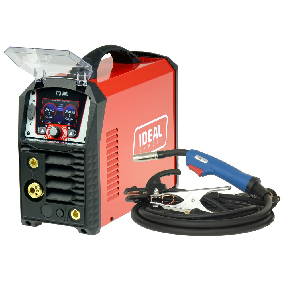 Spawarka Ideal Expert MIG 201 LCD - zestaw - EXMIG201LCD-G - Ideal - 7