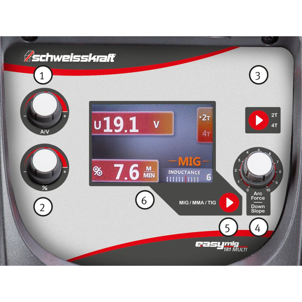 Spawarka Schweisskraft Easy-MIG 181 Multi - zestaw - 1071181-G - Schweisskraft - 7