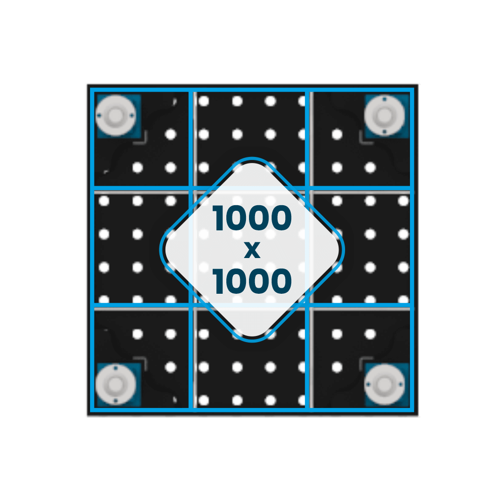 Stół spawalniczy GPPH ECO 1000x1000x200 mm - TWT_ECO_100x100 - GPPH - 21